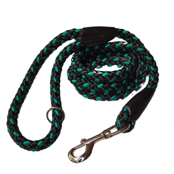 Palkar vodítko pro psy 150 cm x 14 mm černo-zelená