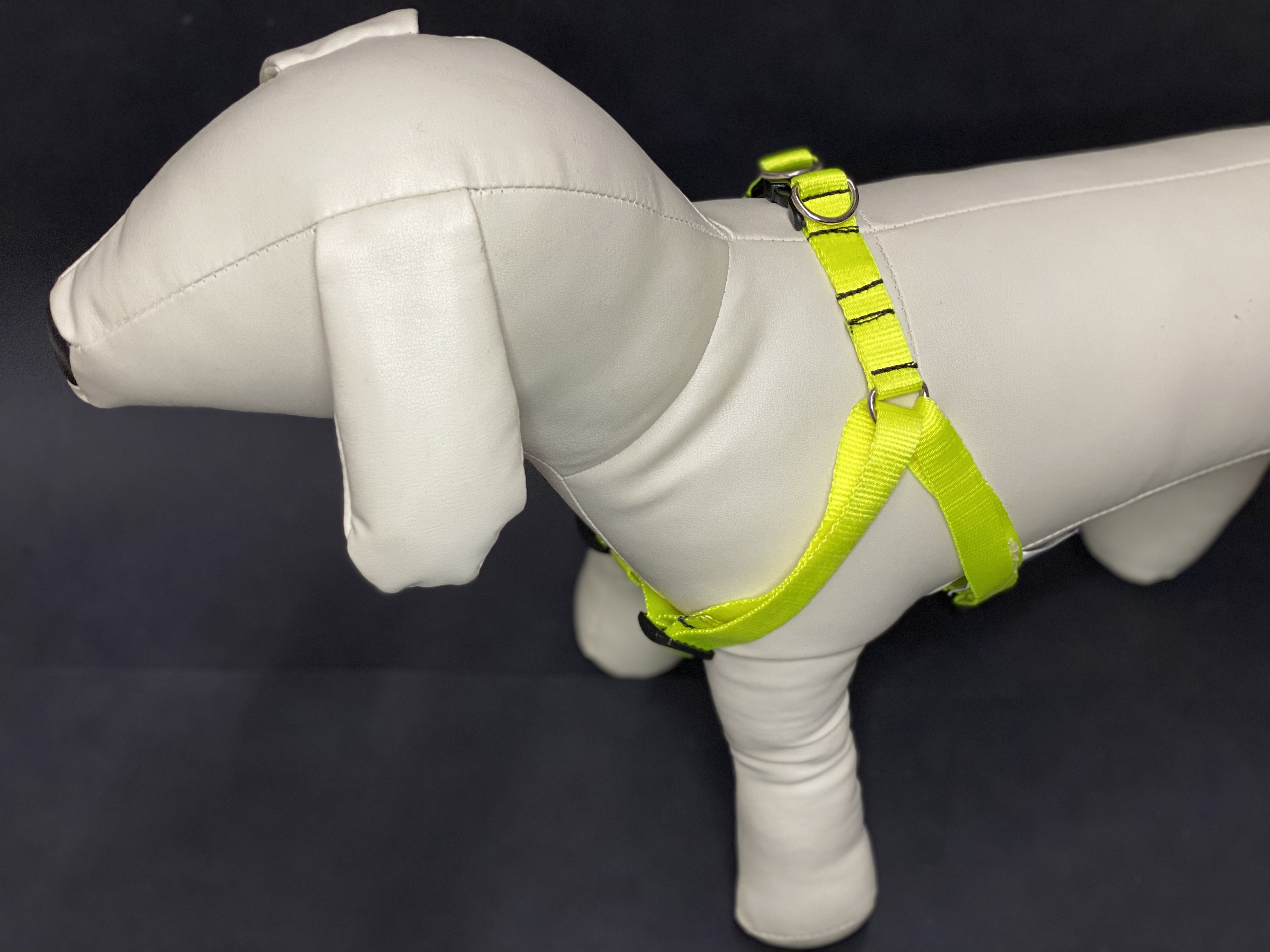 Palkar motýlek postroj pro psy 44 cm - 62 cm vel. 2 neonová