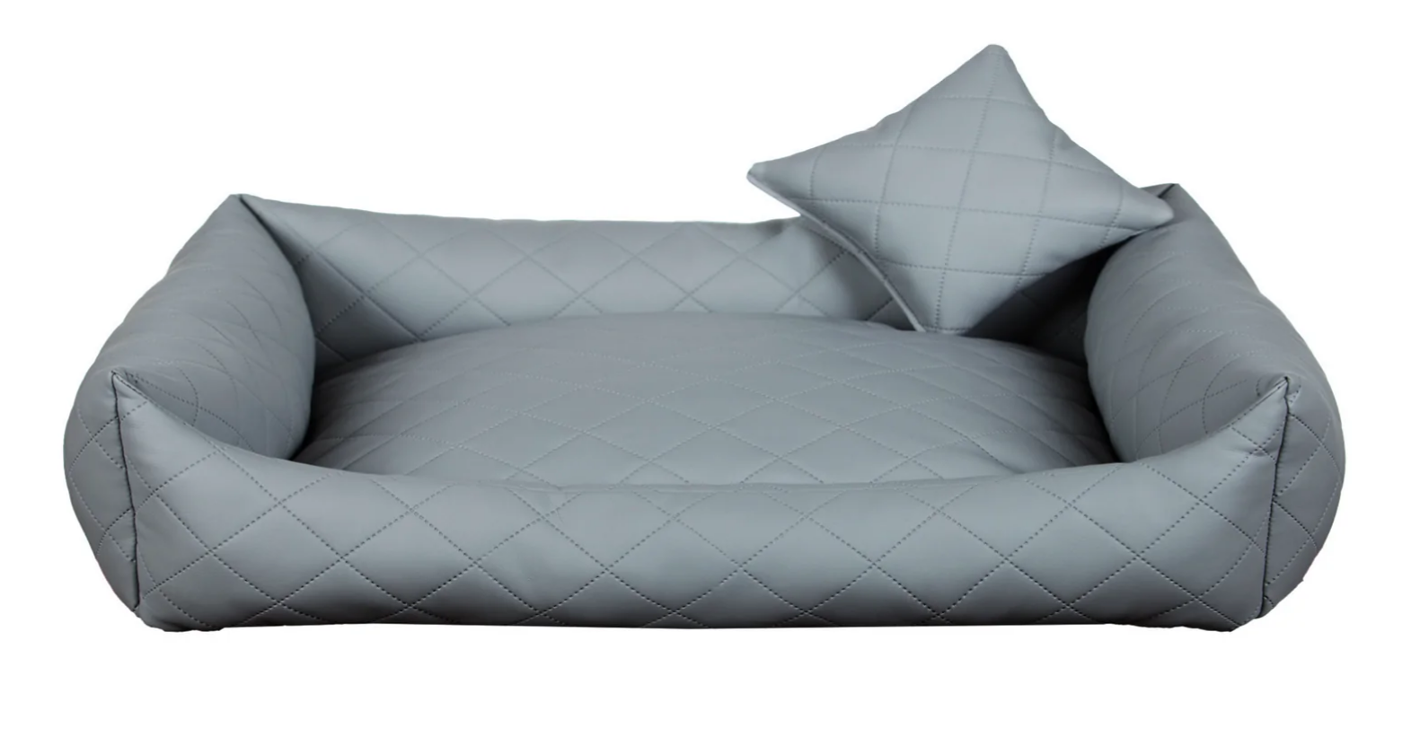 LUXDIAMOND obdélníkový pelech pro psa, světle šedá - 110 cm x 90 cm