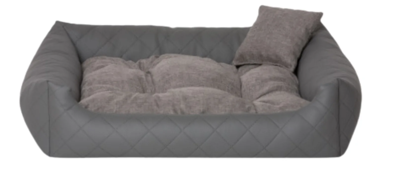 FANCY obdélníkový pelech pro psa, tmavě šedý - 130 cm x 110 cm