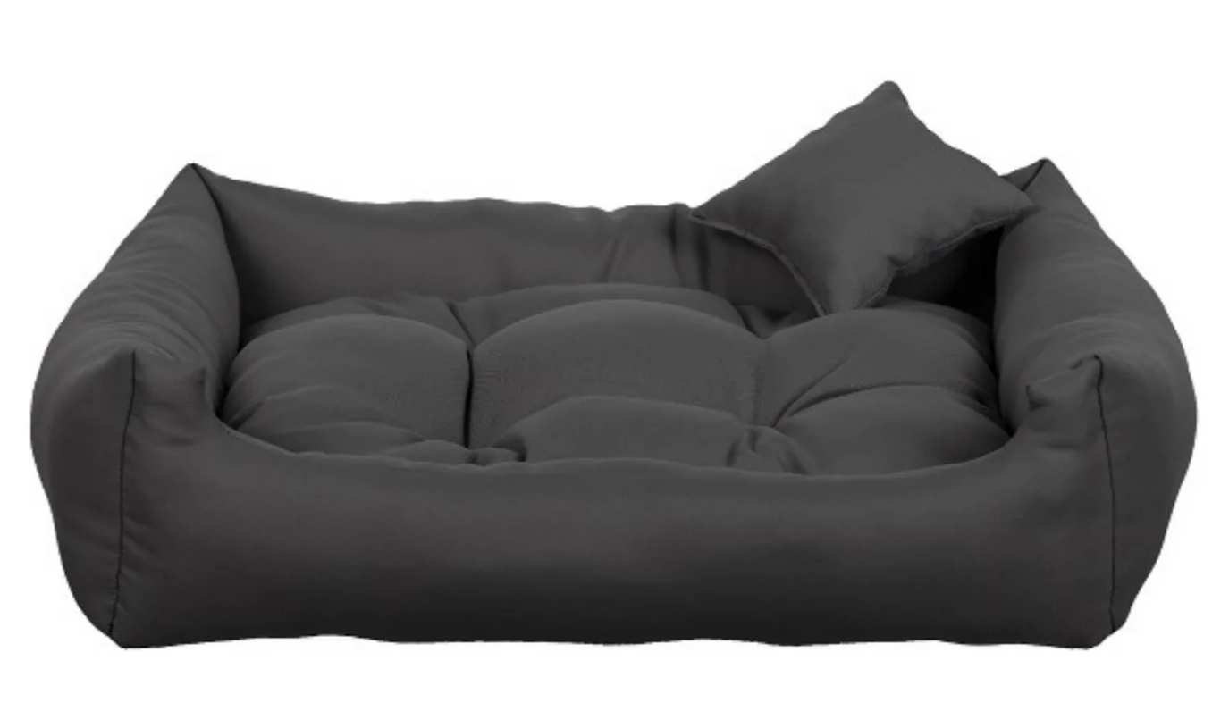 BOHO obdélníkový pelech pro psa, černý - 80 cm x 65 cm