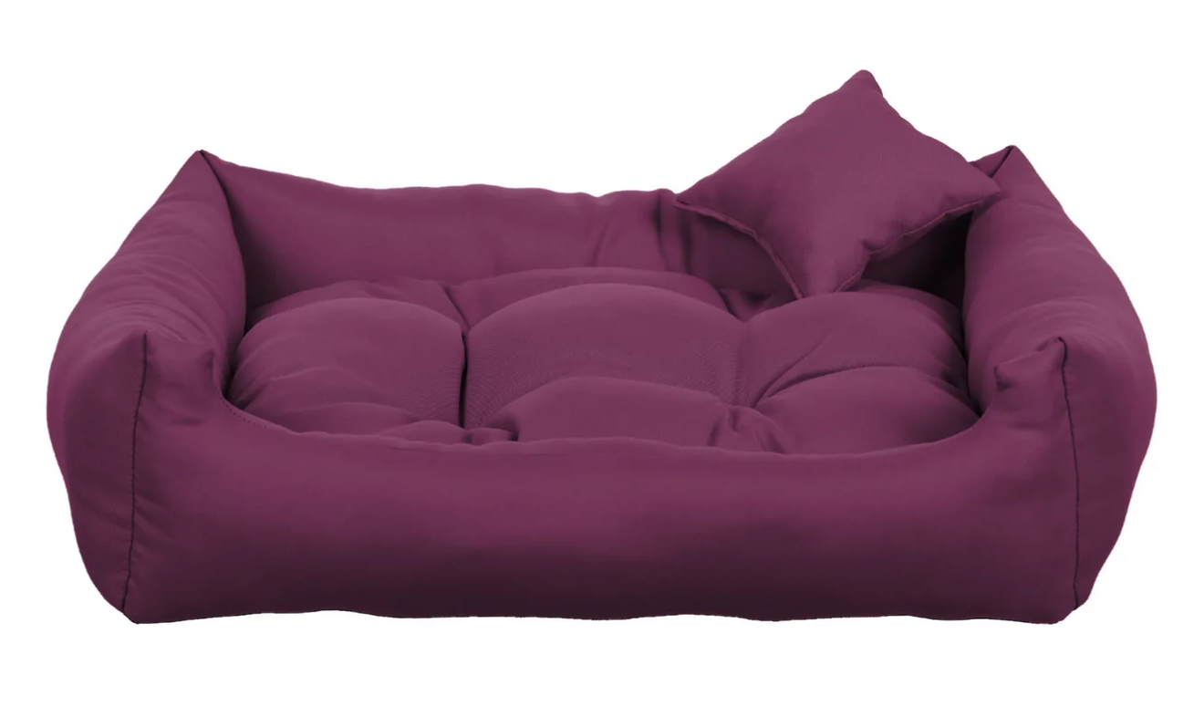 BOHO obdélníkový pelech pro psa, vínový - 130 cm x 110 cm