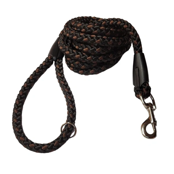 Palkar vodítko pro psy 3 m x 14 mm černo-hnědá