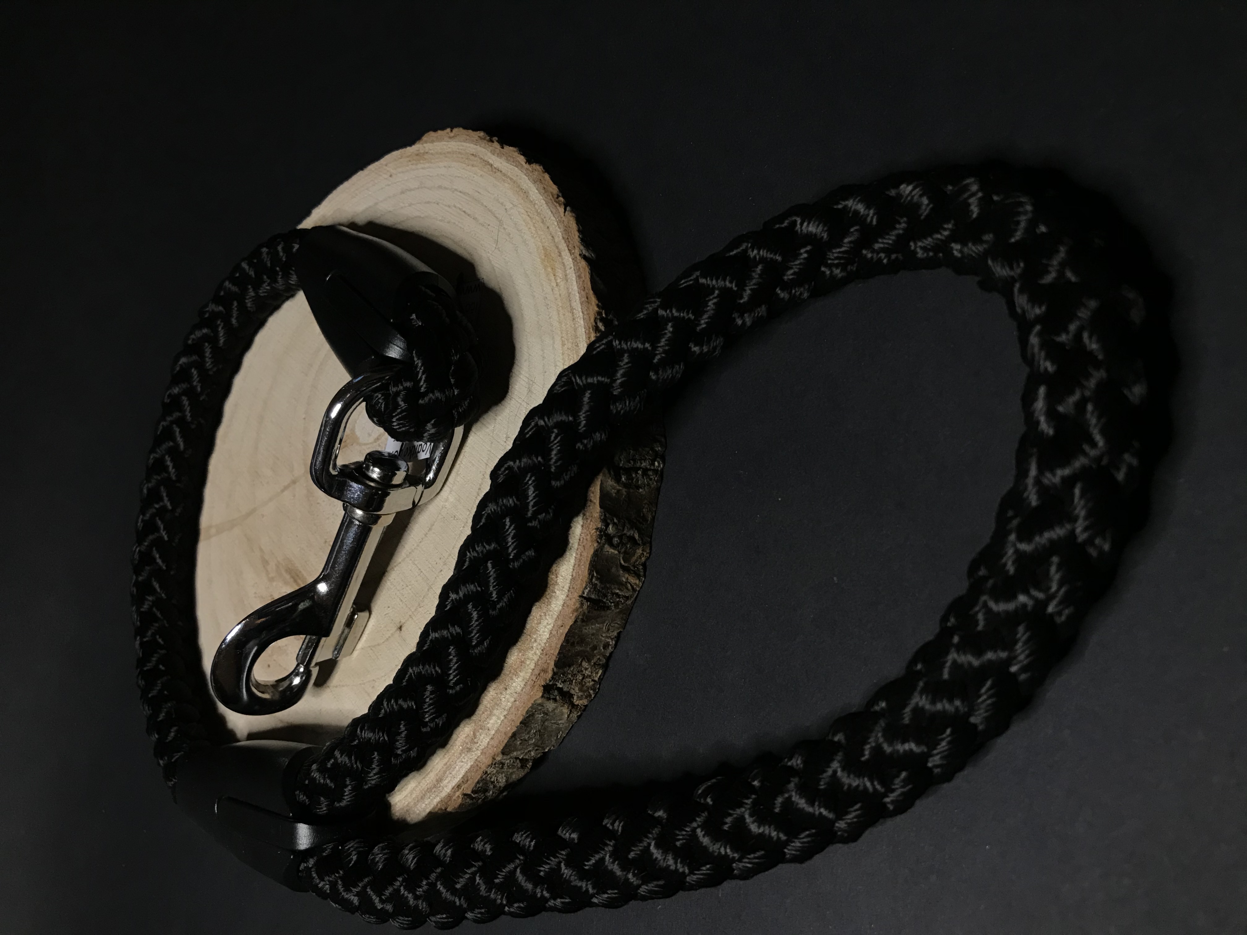 Palkar vodítko ucho pro psy 55 cm x 14 mm černá