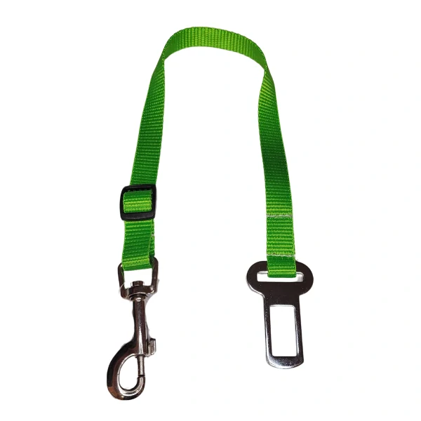 Palkar bezpečnostní pás do auta pro malé psy 50 cm x 16 mm zelená