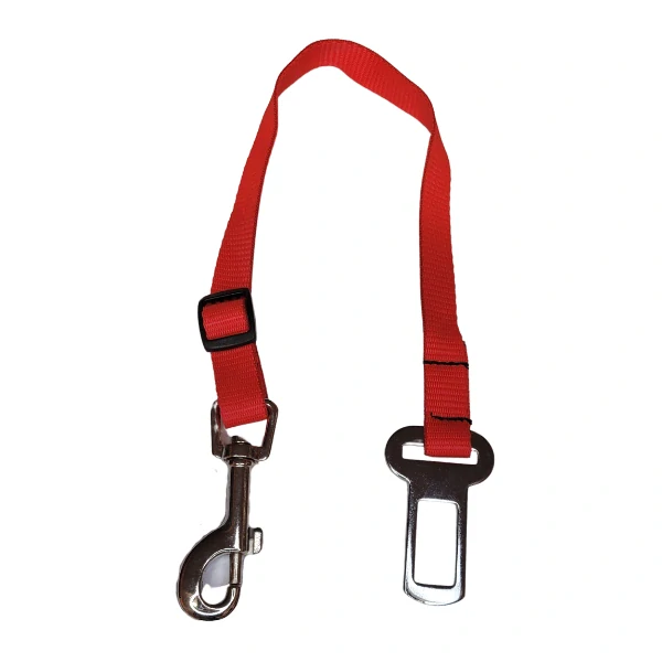 Palkar bezpečnostní pás do auta pro malé psy 50 cm x 16 mm červená