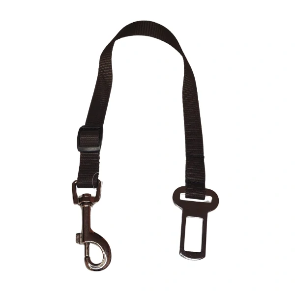 Palkar bezpečnostní pás do auta pro malé psy 50 cm x 16 mm hnědá