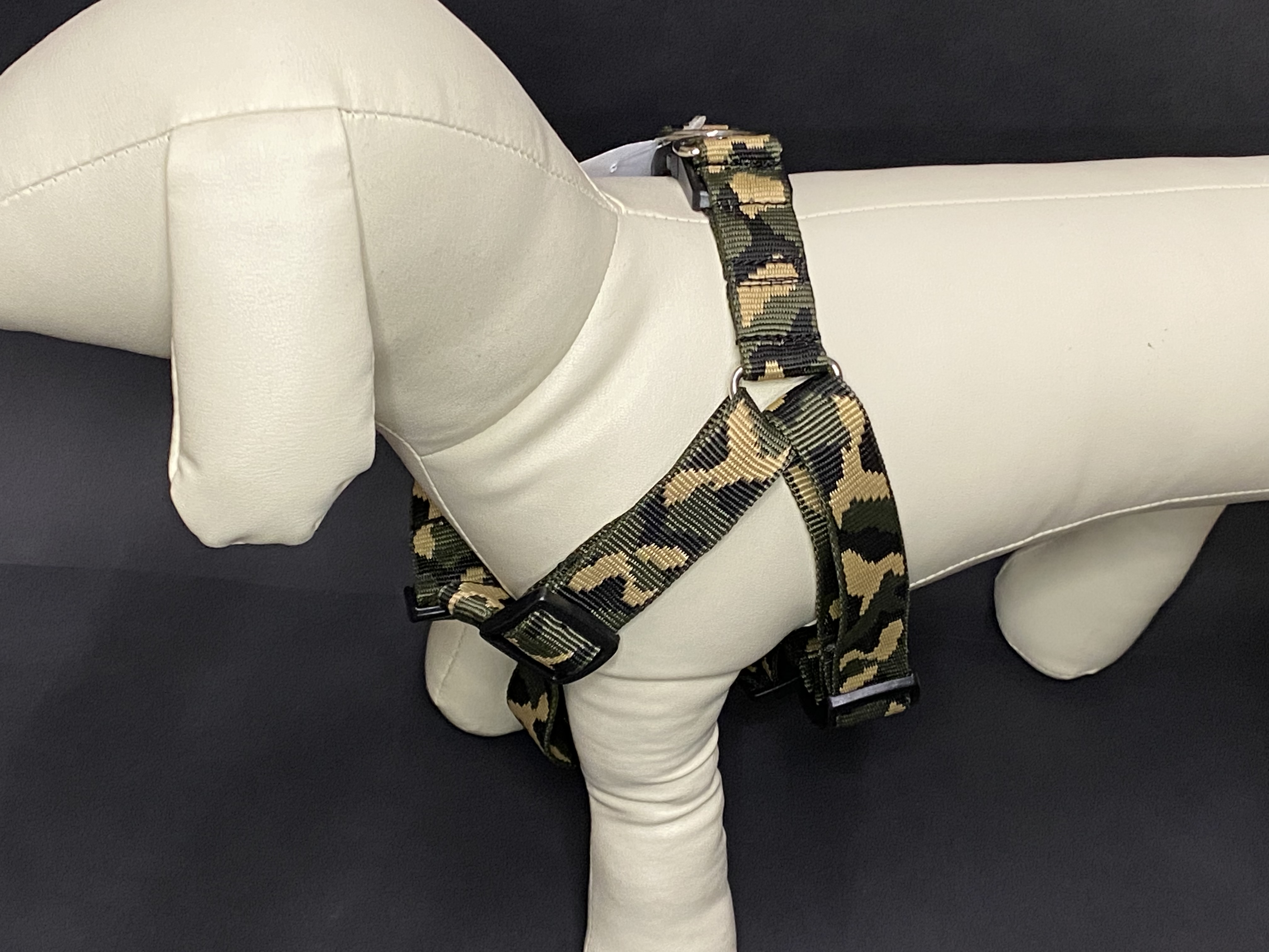 Palkar motýlek postroj pro psy 48 cm - 72 cm vel. 4 maskáčová