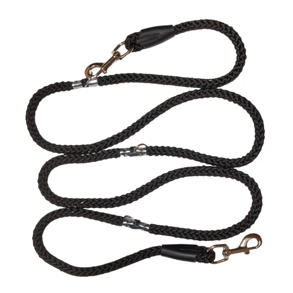 Palkar přepínací vodítko pro psy 250 cm x 8 mm černá