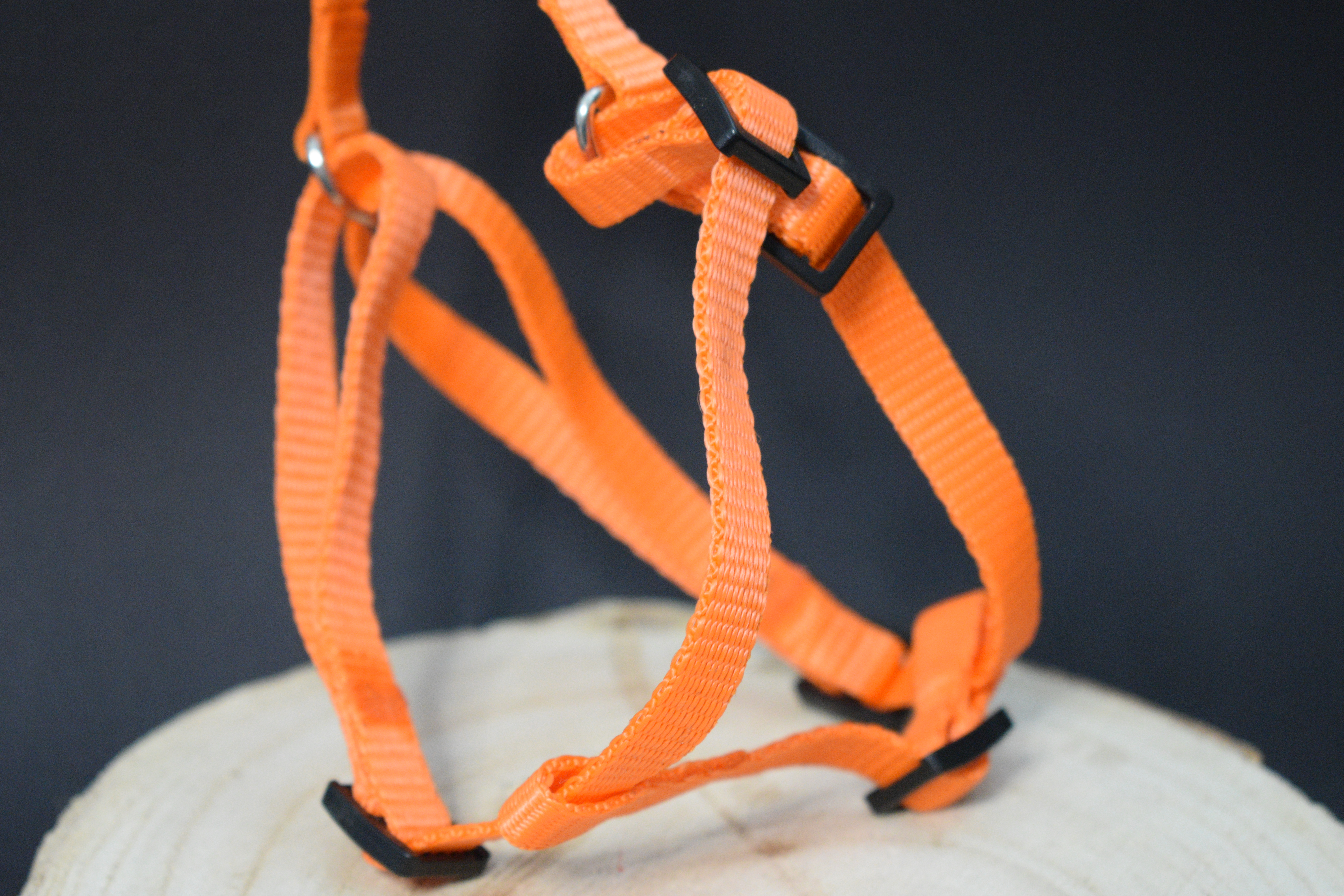 Palkar motýlek postroj pro psy 28 cm - 40 cm vel. 1 oranžová
