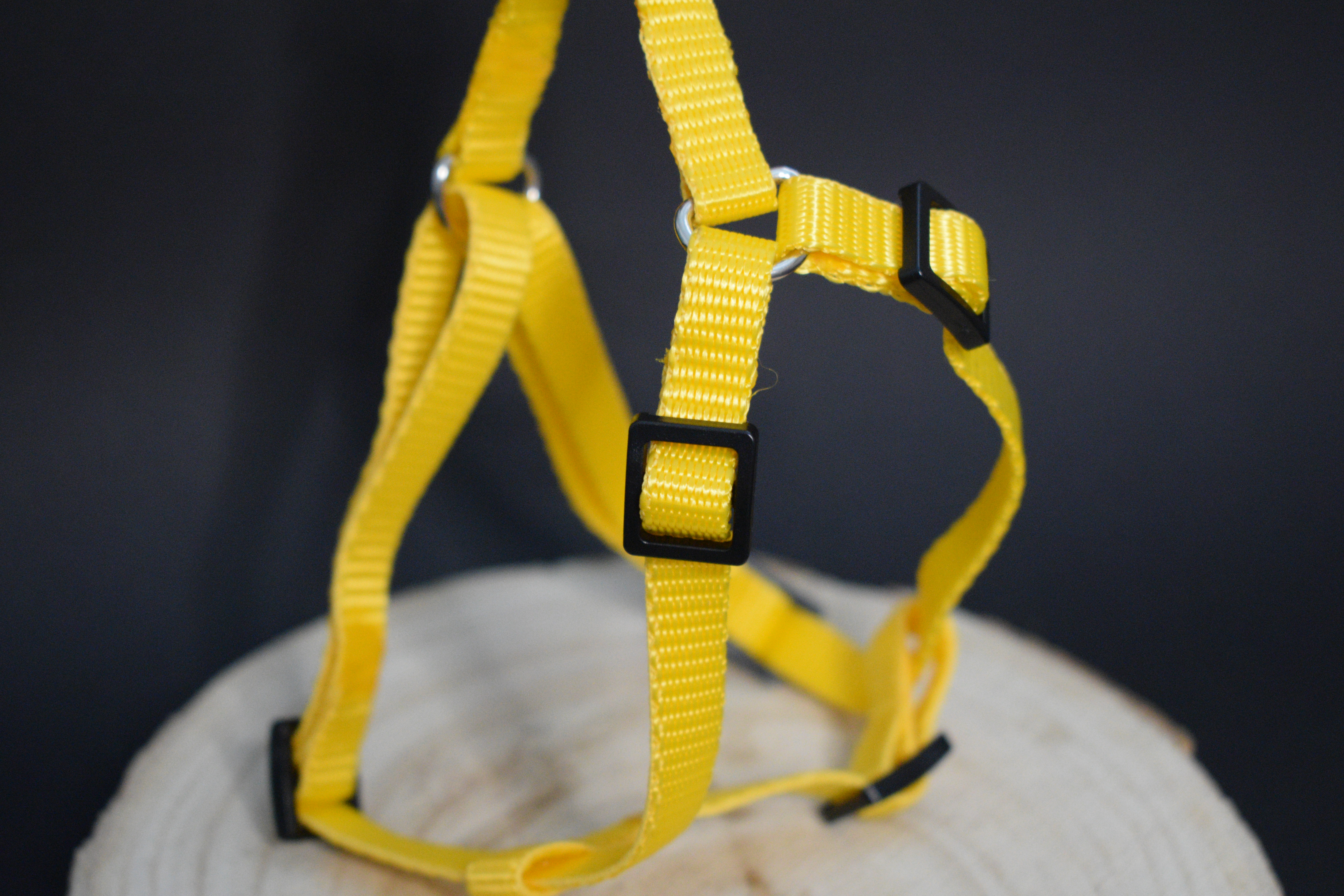 Palkar motýlek postroj pro psy 28 cm - 40 cm vel. 1 žlutá