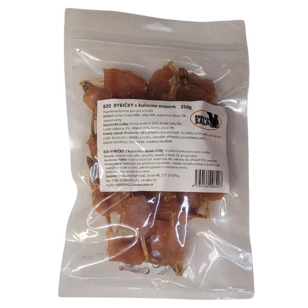 Rybička obalená kuřecím masem 250g