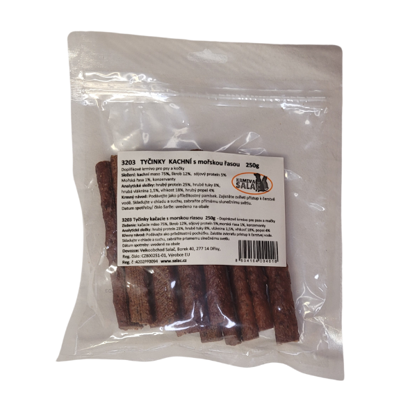 Tyčinky kachní s mořskou řasou 250g