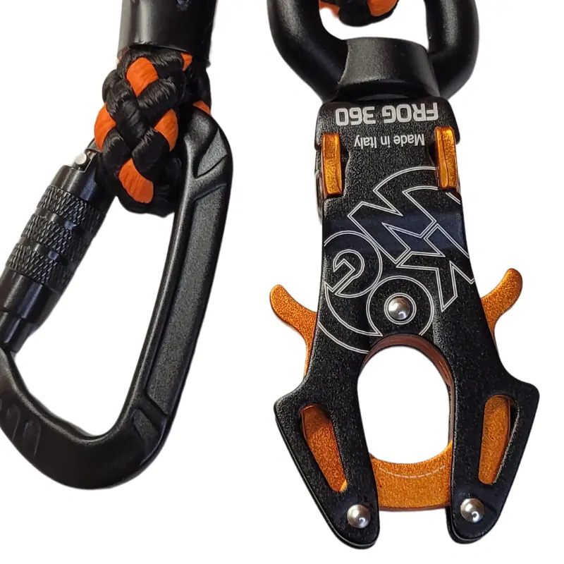 KONG přepínací vodítko pro psy 300 cm x 14 mm černo-oranžová