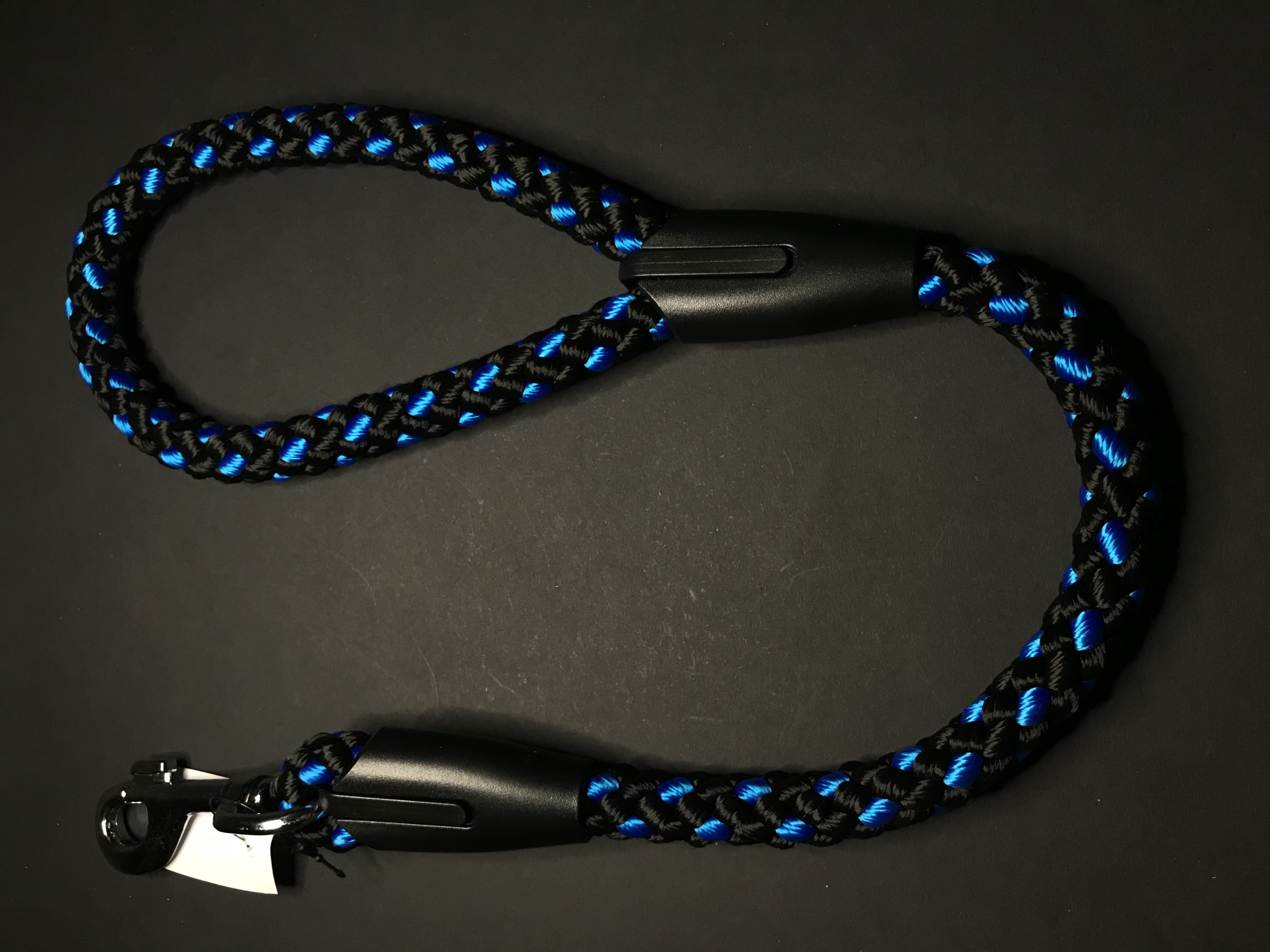 Palkar vodítko ucho pro psy 55 cm x 14 mm černo-modrá