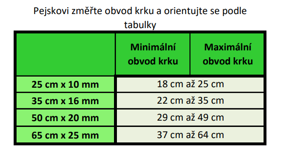 Palkar obojek z popruhu pro psy 35 cm x 16 mm hnědá s tlapkami