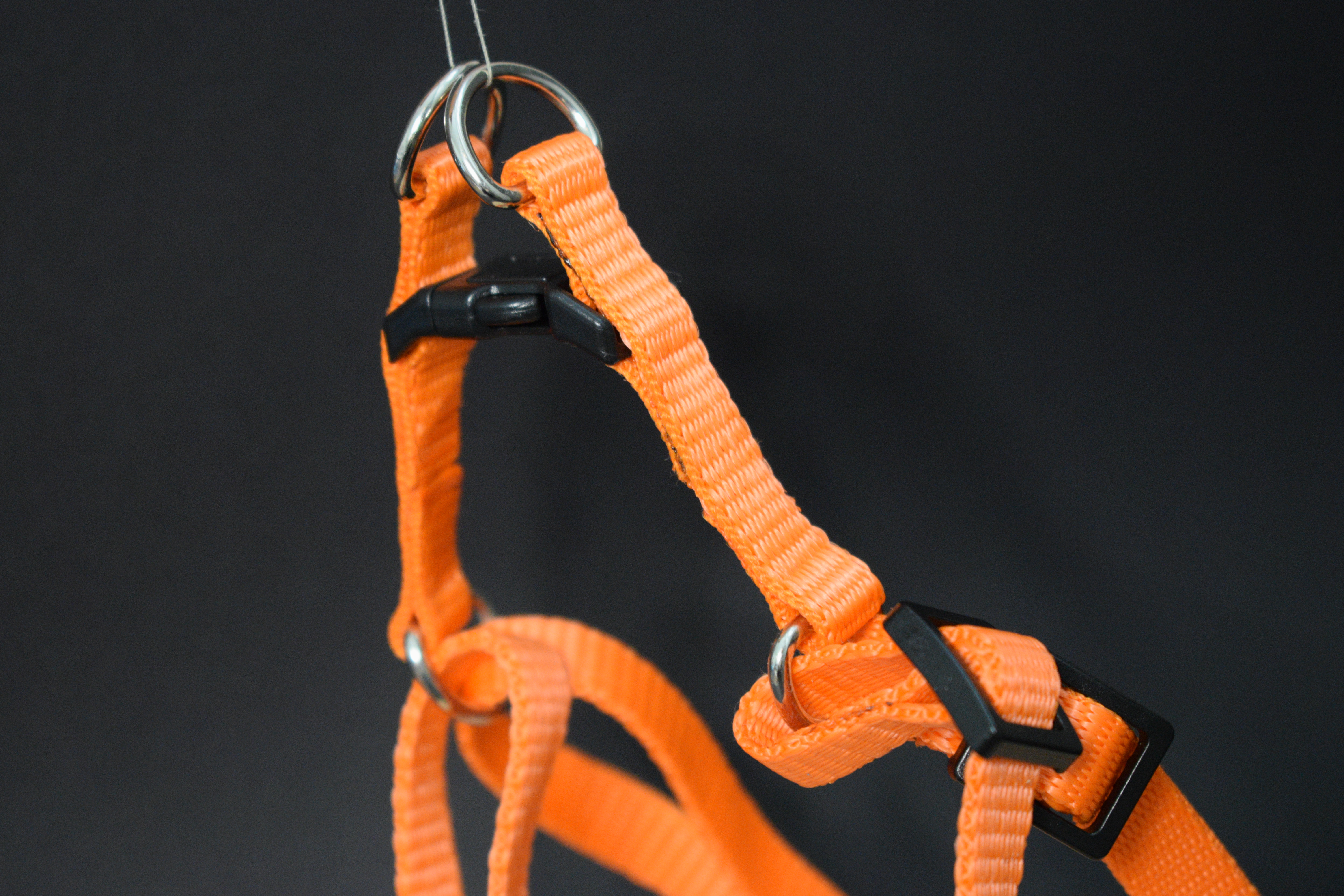 Palkar motýlek postroj pro psy 28 cm - 40 cm vel. 1 oranžová