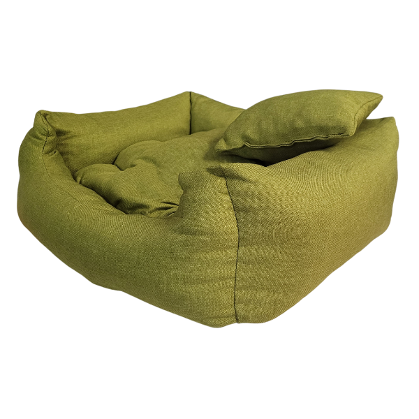 SAWANA obdélníkový pelech pro psa, zelený - 130 cm x 110 cm