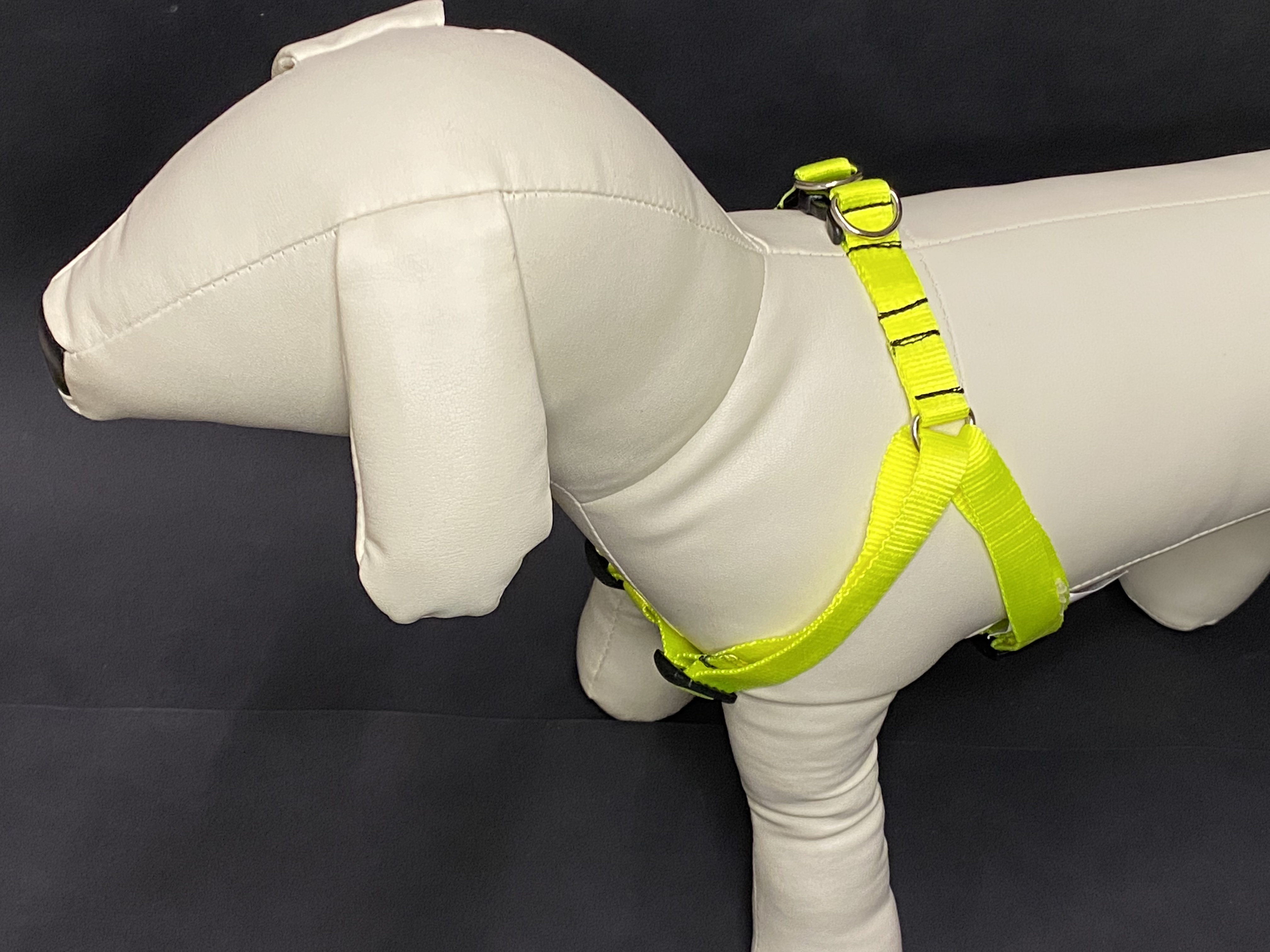 Palkar motýlek postroj pro psy 44 cm - 62 cm vel. 2 neonová