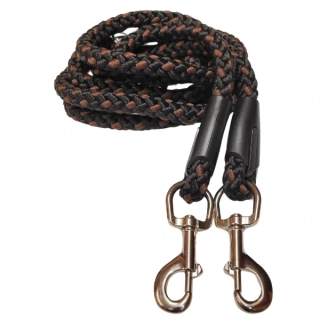 Palkar přepínací vodítko pro psy 250 cm x 14 mm černo-hnědá