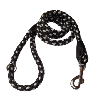 Palkar vodítko pro psy 150 cm x 8 mm černo-bílá