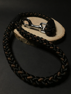 Palkar vodítko ucho pro psy 55 cm x 14 mm černo-hnědá