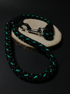 Palkar vodítko ucho pro psy 55 cm x 14 mm černo-zelená