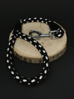 Palkar vodítko ucho pro psy 55 cm x 14 mm černo-bílá