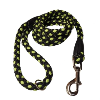 Palkar vodítko pro psy 150 cm x 14 mm černo-fosforová
