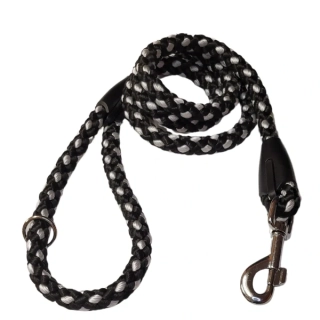 Palkar vodítko pro psy 150 cm x 10 mm černo-bílá