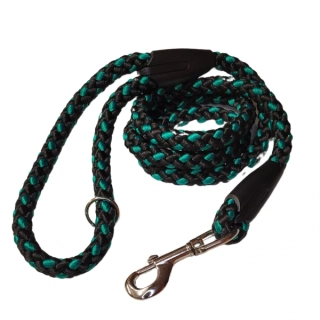 Palkar vodítko pro psy 150 cm x 10 mm černo-zelená