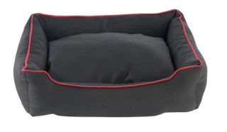 COZY obdélníkový pelech pro psa, černý - 90 cm x 75 cm