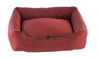 COZY obdélníkový pelech pro psa, bordó - 90 cm x 75 cm