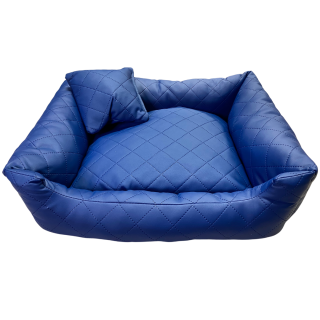 LUXDIAMOND obdélníkový pelech pro psa, modrý - 130 cm x 110 cm