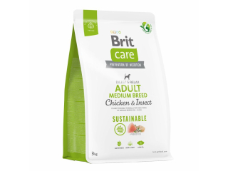 Brit Care Dog Sustainable Adult Medium Breed 3kg