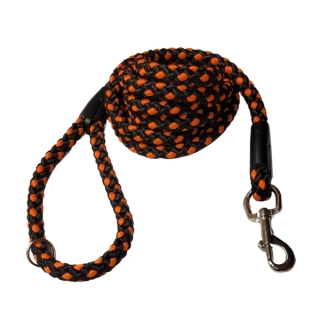 Palkar vodítko pro psy 3 m x 14 mm černo-oranžová