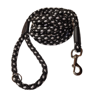 Palkar vodítko pro psy 3 m x 14 mm černo-bílá