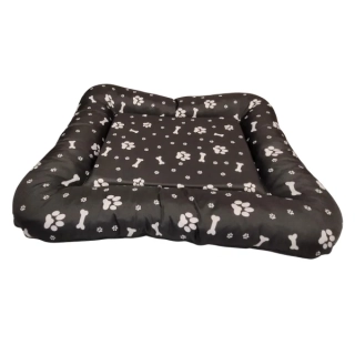 Luxury matrace pro psa černá kostičky na zip 70 cm x 60 cm