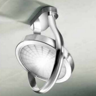 Leucos Spid – designové nastavitelné nástěnné svítidlo z hliníku a skla, G9, 75 W
