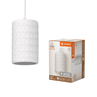 Ledvance Bílé stropní svítidlo E27 PLASTER TUBE 
