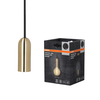Osram Zlaté stropní svítidlo E27 max 15 W VINTAGE ROUND 