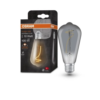OSRAM LED žárovka E27 LED Edison Smoke 3,4 W, 100 lm, teplá bílá