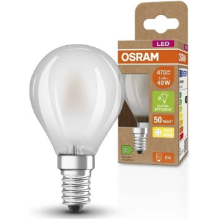 Osram Classic LED žárovka E14 P40 2,5W=40W, 470lm, 2700K teplá bílá