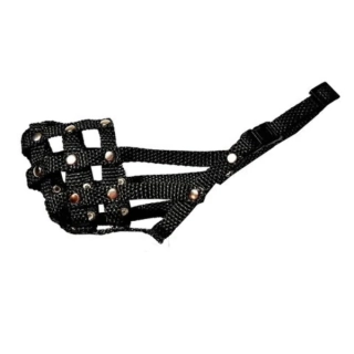 Palkar nylonový náhubek pro psy vel. 1 18 cm x 6 cm černá