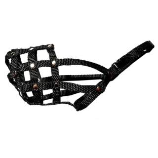 Palkar nylonový náhubek pro psy vel. 2 22 cm x 7,5 cm černá