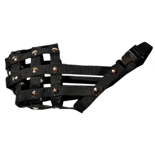 Palkar nylonový náhubek pro psy vel. 3 26 cm x 9,5 cm černá