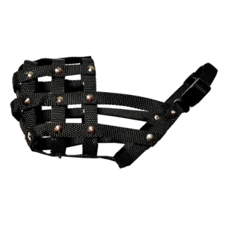 Palkar nylonový náhubek pro psy vel. 4 30 cm x 11 cm černá