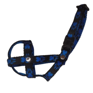 Palkar nylonový náhubek pro psy vel. 0 12 cm x 3 cm černo-modrá