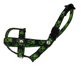 Palkar nylonový náhubek pro psy vel. 0 12 cm x 3 cm černo-zelená