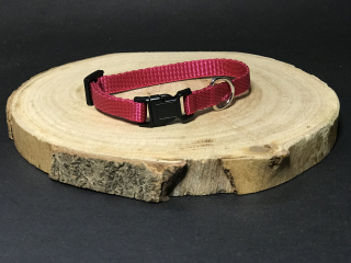Palkar obojek z popruhu pro psy 25 cm x 10 mm fialová